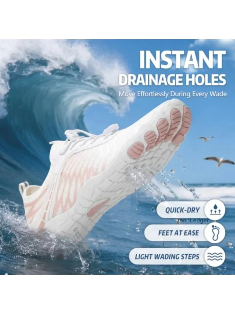 Eleton Barefoot Shoes Hiking Water Wide Toe Box Zero Drop Athletic